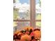 Scenic mountain view through a window with an eye-catching bouquet of flowers in the foreground at 105 S High St # A, Breckenridge, CO 80424