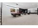 Basement game room with pool table, recessed lighting, and modern decor at 267 S Clermont St, Denver, CO 80246