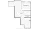 Basement floor plan featuring two large unfinished basement areas at 840 Avena Dr, Elizabeth, CO 80107