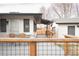 View of the deck with outdoor seating. Perfect for relaxation at 5646 Jellison St, Arvada, CO 80002