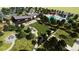 Aerial view of the club house and community pool at 10 N Quantock St, Aurora, CO 80018