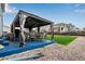 Backyard with a patio and gazebo for outdoor entertaining at 10 N Quantock St, Aurora, CO 80018
