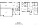 Detailed floor plan of the first and second floor showing room dimensions and layout at 10 N Quantock St, Aurora, CO 80018