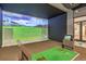 Advanced golf simulator room providing a realistic and immersive golfing experience for residents at 10 N Quantock St, Aurora, CO 80018