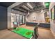 Advanced golf simulator room providing a realistic and immersive golfing experience for residents at 10 N Quantock St, Aurora, CO 80018
