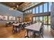 Versatile meeting room with ample seating, large windows, and modern decor for community events and gatherings at 10 N Quantock St, Aurora, CO 80018