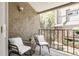 Relaxing outdoor balcony space with comfortable seating, ideal for enjoying fresh air and outdoor views at 5300 E Cherry Creek South Dr # 620, Denver, CO 80246