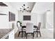 Stylish dining space with modern light fixture and neutral decor enhances the ambiance at 5300 E Cherry Creek South Dr # 620, Denver, CO 80246