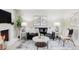 Stylish living room boasts a fireplace, comfortable seating, and chic decor for a cozy atmosphere at 5300 E Cherry Creek South Dr # 620, Denver, CO 80246