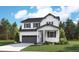 Charming two-story home boasts a covered porch, two car garage, and a beautifully landscaped front yard at 2656 Simpson Ln, Erie, CO 80026