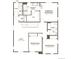 Floor plan for the second floor showing three bedrooms, two bathrooms and a loft at 2656 Simpson Ln, Erie, CO 80026