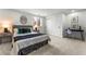 Relaxing bedroom featuring a desk for work and a comfortable bed for sleep at 4043 E Geddes Cir, Centennial, CO 80122