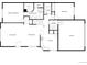 Detailed floor plan showcasing the layout of the first floor, including the garage and kitchen at 4043 E Geddes Cir, Centennial, CO 80122