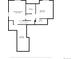 Detailed floor plan showcasing the basement layout, dimensions, and placement of storage, rooms, and bathrooms at 2078 S Teller Ct, Lakewood, CO 80227