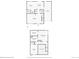 Two-story home floor plan, including a garage and two bedrooms at 8448 W Union Ave # 9, Littleton, CO 80123