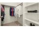 Walk-in closet featuring ample storage with shelving and racks for organization at 2326 Monte Vista St, Fort Lupton, CO 80621