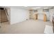 Finished basement providing a versatile space for recreation or storage at 1661 Oneida St, Denver, CO 80220
