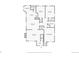 First floor plan features a living room, dining room, kitchen, and primary bedroom layout at 1661 Oneida St, Denver, CO 80220