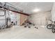 Spacious unfinished basement with ample room for storage or to customize to your needs at 551 S Main St, Byers, CO 80103
