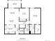 Detailed floor plan illustrating the layout of the home's rooms and dimensions at 13902 E Marina Dr # 303, Aurora, CO 80014