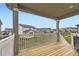 Outdoor deck offers a view of the neighborhood and a relaxing place to unwind at 1420 E Witherspoon Dr, Elizabeth, CO 80107