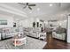 Spacious living room with modern furnishings and plenty of natural light at 1180 Antelope W Dr, Bennett, CO 80102