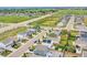 Aerial view showcasing the neighborhood with sidewalks, green spaces, and convenient access to parks and community amenities at 7218 Animas Ave, Frederick, CO 80530