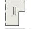 Floor plan of basement with dimensions, stairwell and placements of windows at 7582 S Newport Ct, Centennial, CO 80112