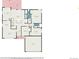 A detailed floor plan layout showcases the arrangement of rooms in the house at 7582 S Newport Ct, Centennial, CO 80112