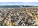Scenic aerial view of the neighborhood homes with the backdrop of the majestic mountains at 10588 E Park Mtn, Littleton, CO 80127