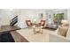 Cozy living room with hardwood floors, comfortable seating, and stylish decor at 13701 Yank Way, Arvada, CO 80004