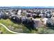 Scenic neighborhood with well-maintained homes and a walking path running through the community at 4968 Montvale Dr, Highlands Ranch, CO 80130