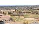 Beautiful aerial view of the community and the walking trails and athletic courts at 4968 Montvale Dr, Highlands Ranch, CO 80130