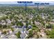 Aerial view of neighborhood with address annotation, nearby parks, and community features at 3193 W 134Th Cir, Broomfield, CO 80020
