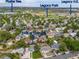 Aerial view of neighborhood with address annotation, nearby parks, and community features at 3193 W 134Th Cir, Broomfield, CO 80020