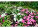 Beautiful garden with a variety of colorful flowers and greenery, creating a serene outdoor space at 5193 S Flanders Ln, Centennial, CO 80015