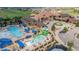 Resort-style pool with water slide and lounging areas at 27596 E Jamison Cir, Aurora, CO 80016