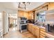 A kitchen featuring stainless steel appliances and hardwood floors at 7875 Cyd Dr, Denver, CO 80221
