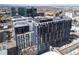 Exterior shot of the high-rise building with a rooftop pool at 1750 Wewatta St # 1230, Denver, CO 80202