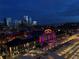 Nighttime cityscape view featuring Union Station and Denver skyline at 1750 Wewatta St # 1230, Denver, CO 80202