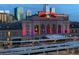Striking evening view of the historic Union Station with its iconic neon sign and Denver skyline backdrop at 1750 Wewatta St # 1230, Denver, CO 80202
