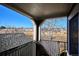 Private balcony with a view of the surrounding neighborhood, offering an ideal space for relaxation and outdoor enjoyment at 6741 S Ivy Way # B4, Centennial, CO 80112