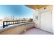 Outdoor balcony features views of the city skyline at 2500 E Cherry Creek South Dr # 213, Denver, CO 80209