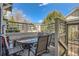Outdoor deck with patio furniture for relaxing or entertaining at 6776 E Panorama Ln # C1, Denver, CO 80224