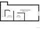 Basement floor plan displaying recreation room, utility and bathroom layouts at 1366 S Vine St, Denver, CO 80210