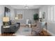 Stylish living room with hardwood floors, modern furnishings, and bright windows at 1366 S Vine St, Denver, CO 80210