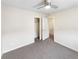 Open bedroom with natural light, walk-in closet, and modern ceiling fan at 11267 Central Ct, Broomfield, CO 80021