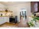 Modern kitchen with marble backsplash and stainless steel range at 202 Lower Glenway St, Palmer Lake, CO 80133