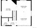 Second floor plan of the home featuring kitchen, living room, dining area, bath and foyer at 235 S 8Th Ave, Brighton, CO 80601