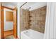 Stylish bathroom showcasing tiled walls, shower, and modern fixtures at 2775 Crabapple Rd, Golden, CO 80401